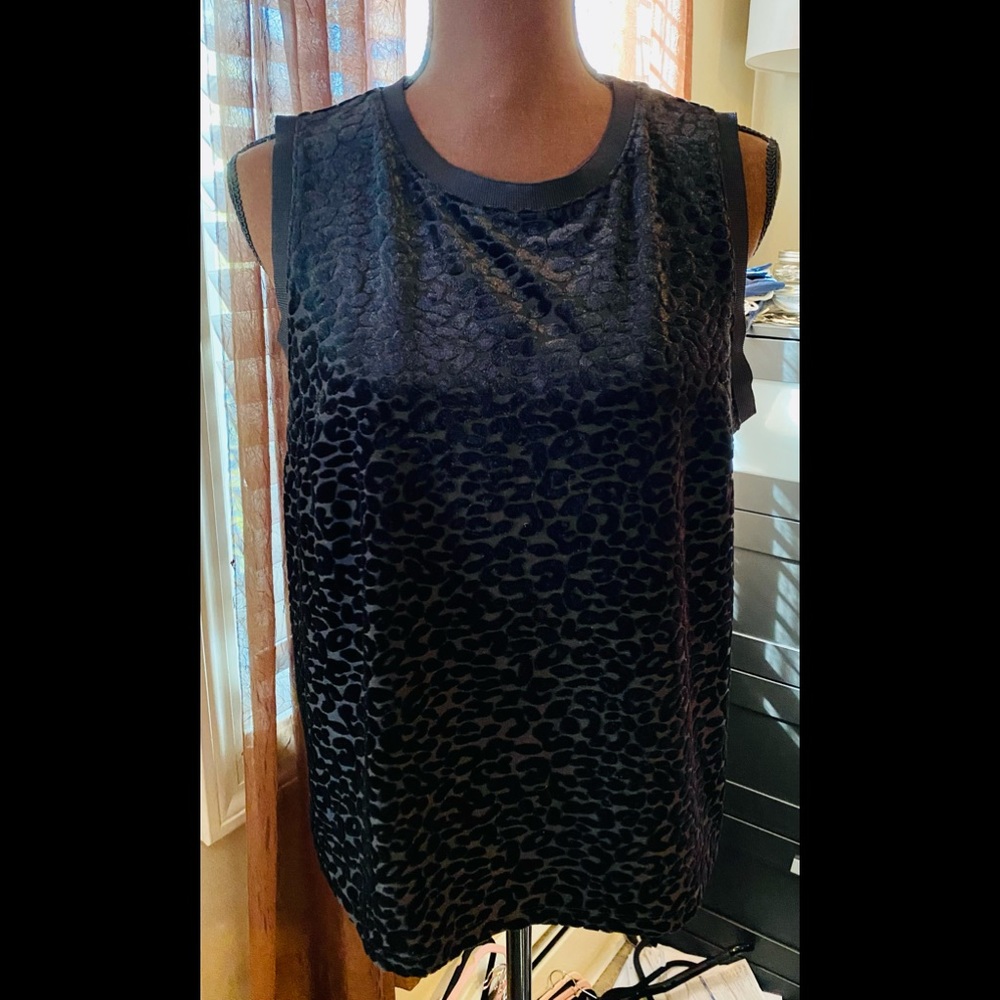Apt 9 Cheetah Print Sleeveless Knit Top
